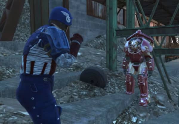 Captain America: Civil War Trailer 2 in Fallout 4