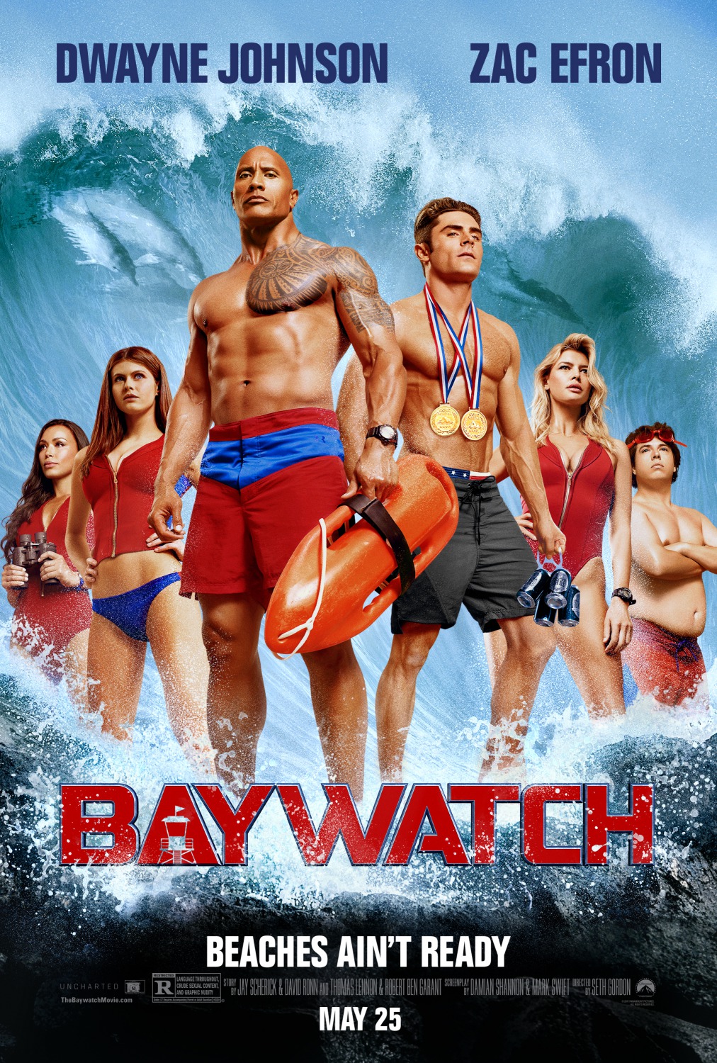 Baywatch – A Mediocre, Unfunny Action-Comedy