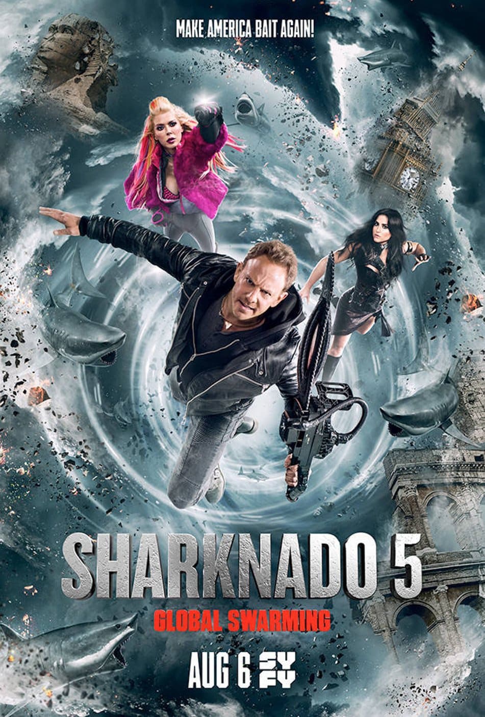 Sharknado 5: Global Swarming – The Novelty is Wearing Off