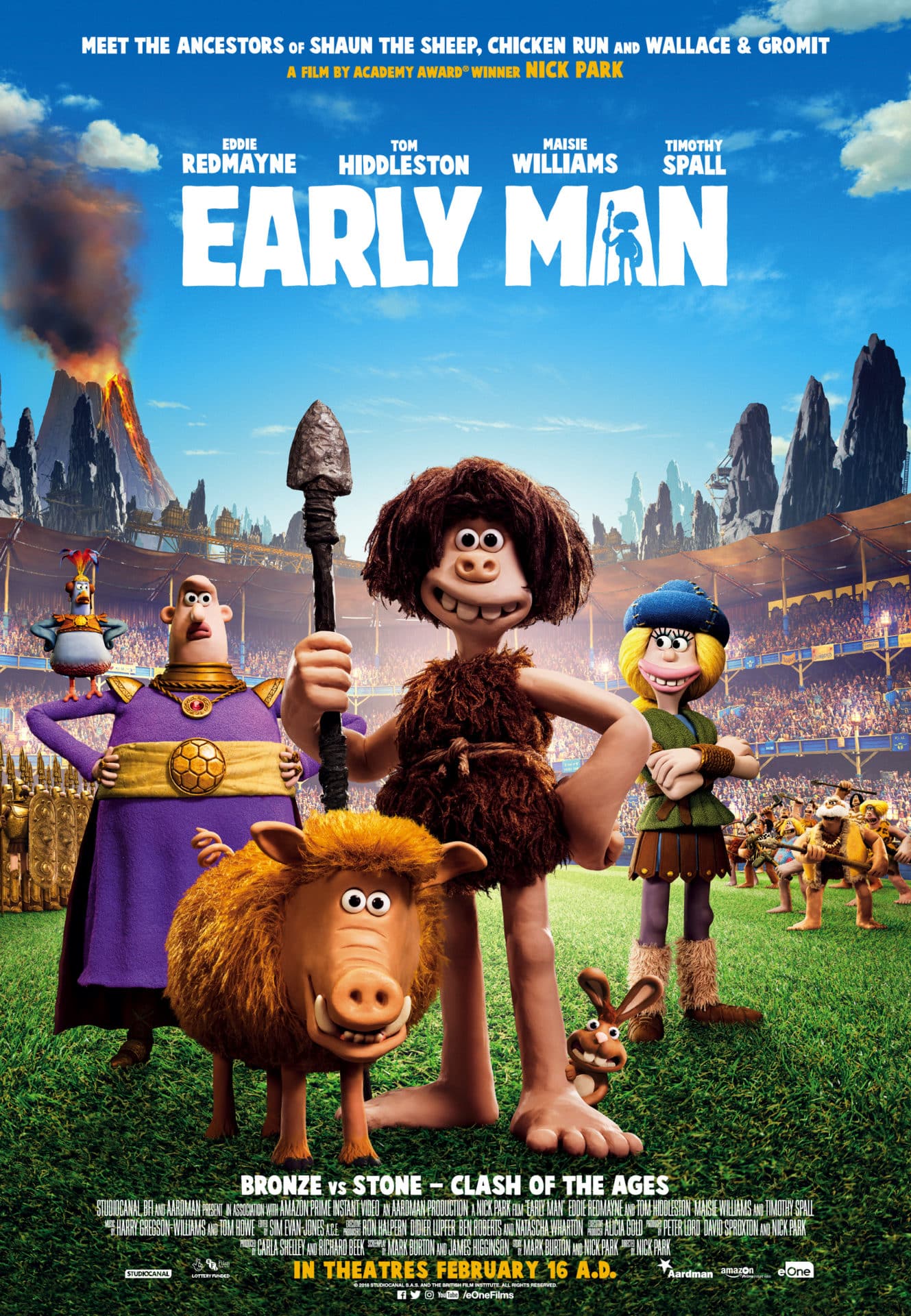 Early Man – A Solid Stop-Motion Animated Film