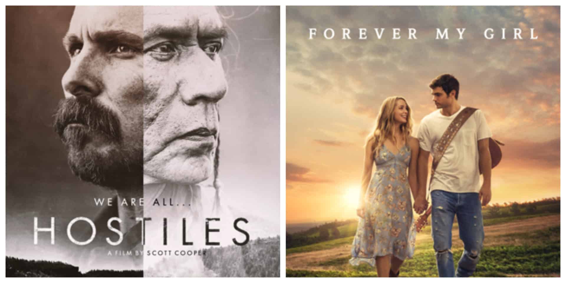Hostiles and Forever My Girl Blu-Ray Giveaway (Canada Only)