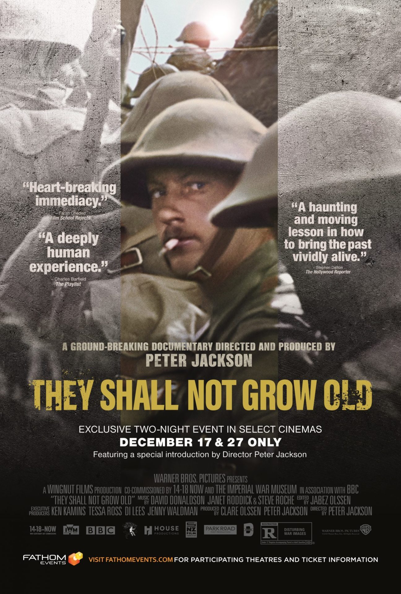 They Shall Not Grow Old – Redundancy Trumps Originality