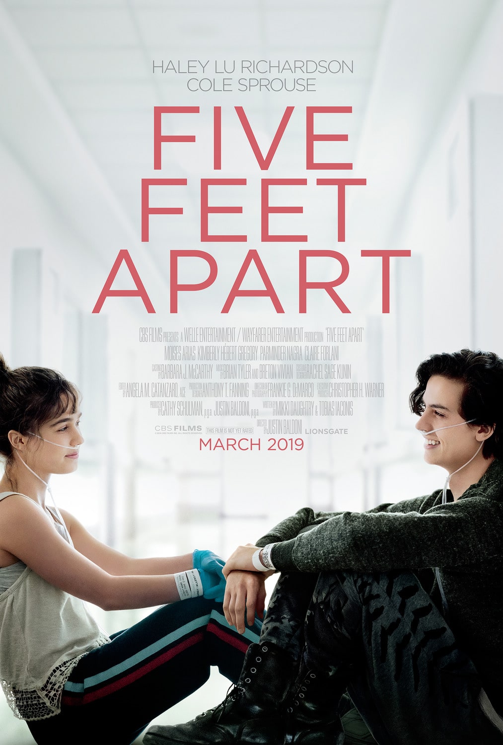 Five Feet Apart' review: Haley Lu Richardson, Cole Sprouse star in new  wrinkle on ill-teen romance