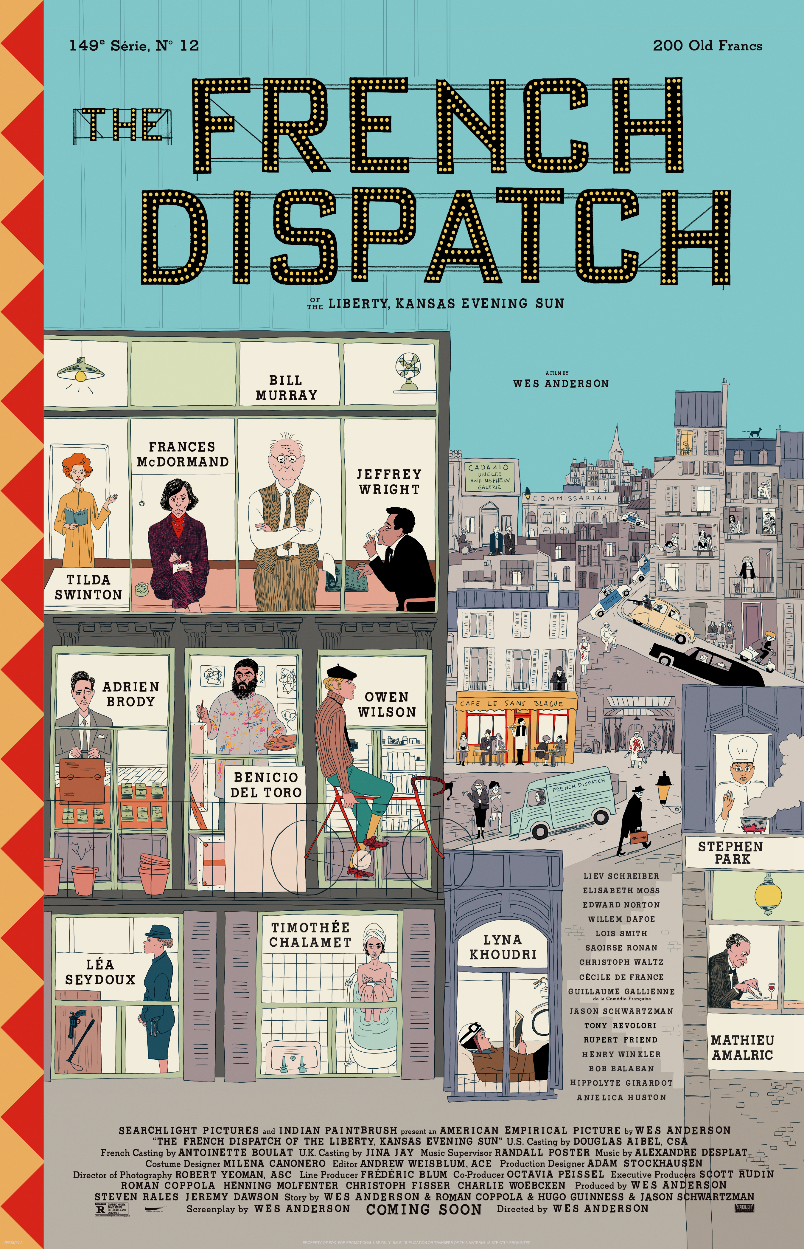 watch wes anderson french dispatch